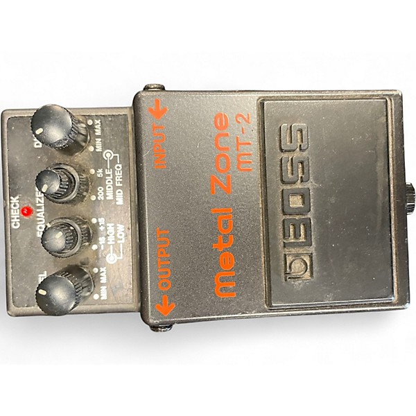 Used BOSS MT2 Metal Zone Distortion Effect Pedal