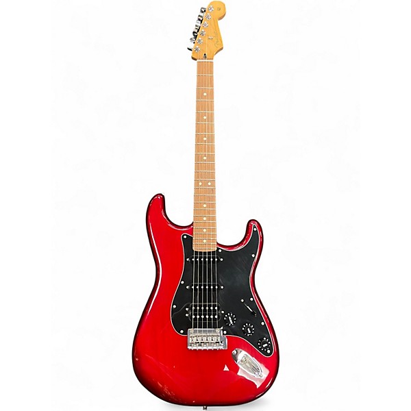 Used 2023 Fender Player Stratocaster Candy Apple Red Solid Body Electric Guitar