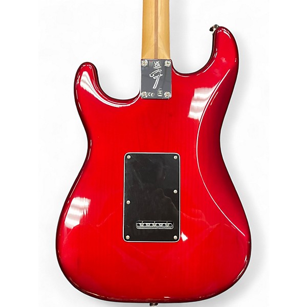 Used 2023 Fender Player Stratocaster Candy Apple Red Solid Body Electric Guitar