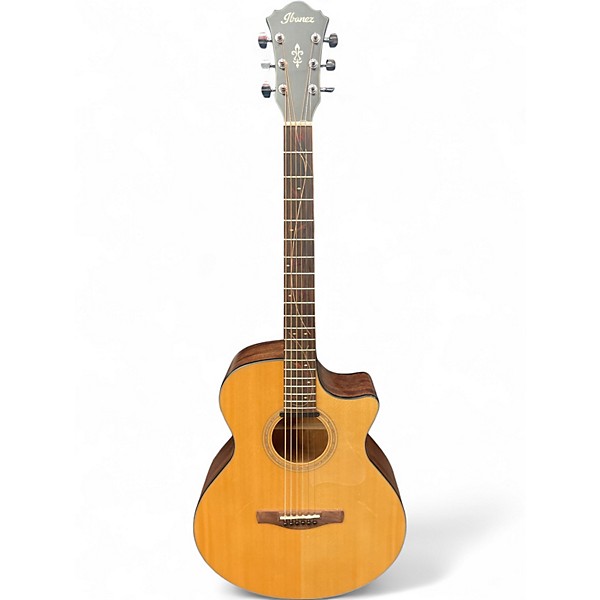 Used Ibanez AE27BT-LGS Natural Acoustic Guitar