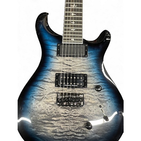 Used PRS CUSTOM 24 BLUE Solid Body Electric Guitar