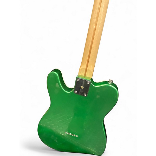 Used Firefly Pure Series FFTH Semi-Hollow Green Sparkle Solid Body Electric Guitar