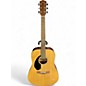 Used Fender CD60LH Dreadnought Natural Acoustic Guitar thumbnail
