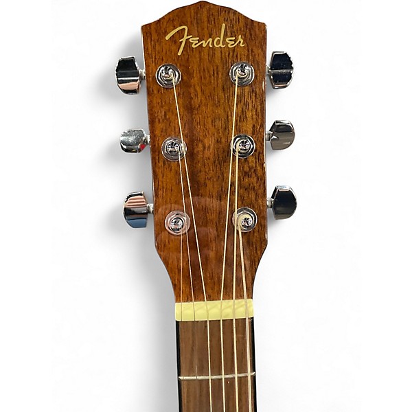 Used Fender CD60LH Dreadnought Natural Acoustic Guitar