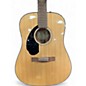 Used Fender CD60LH Dreadnought Natural Acoustic Guitar