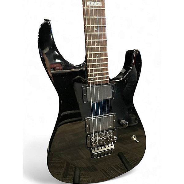 Used ESP M-II Standard Series Black Solid Body Electric Guitar