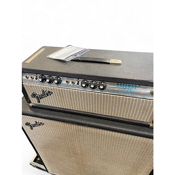 Vintage 1974 Fender Bassman 50 with Matching Speaker Extension Tube Bass Amp Head