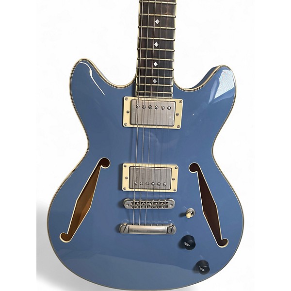 Used D'Angelico EXCEL MINI Blue Hollow Body Electric Guitar
