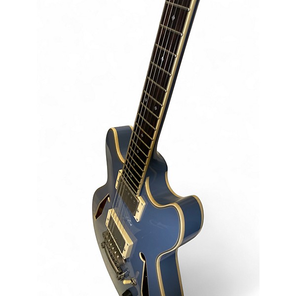 Used D'Angelico EXCEL MINI Blue Hollow Body Electric Guitar