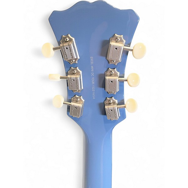 Used D'Angelico EXCEL MINI Blue Hollow Body Electric Guitar