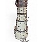 Used Rocky Percussion 5 Piece 5pc shell set with hardware White Drum Kit thumbnail