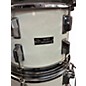 Used Rocky Percussion 5 Piece 5pc shell set with hardware White Drum Kit