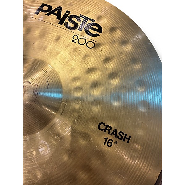 Used Paiste 16in 200 Series Cymbal