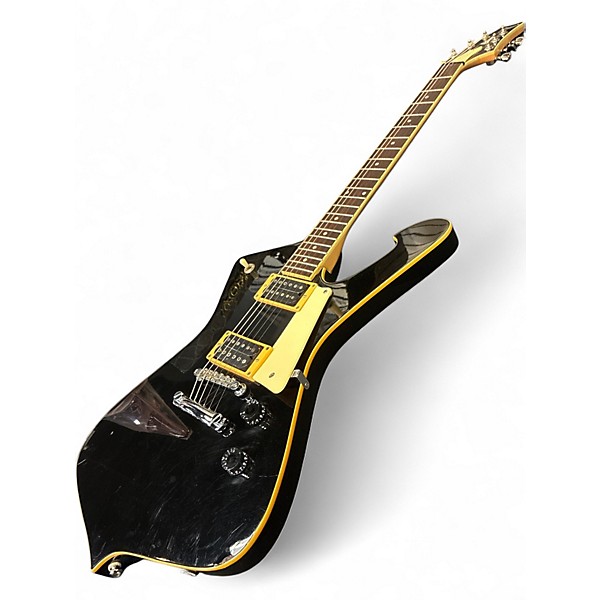 Vintage 1994 Ibanez Iceman IC300 Black Solid Body Electric Guitar
