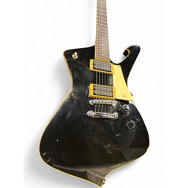 Vintage 1994 Ibanez Iceman IC300 Black Solid Body Electric Guitar