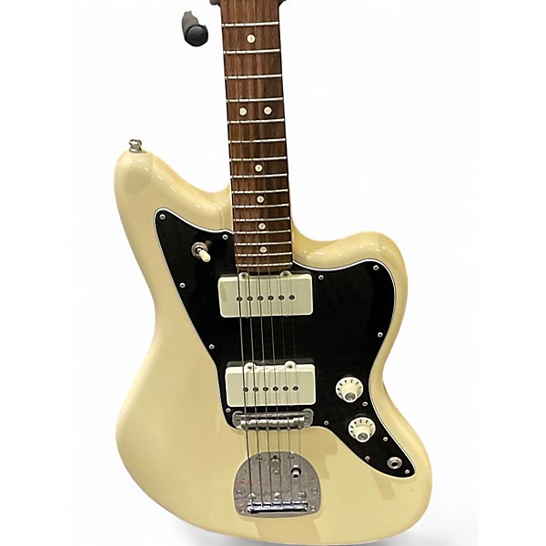 Used Fender American Professional Jazzmaster Olympic White Solid Body Electric Guitar