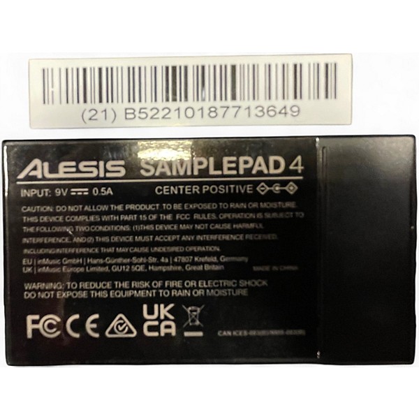 Used Alesis SAMPLEPAD 4 Drum MIDI Controller