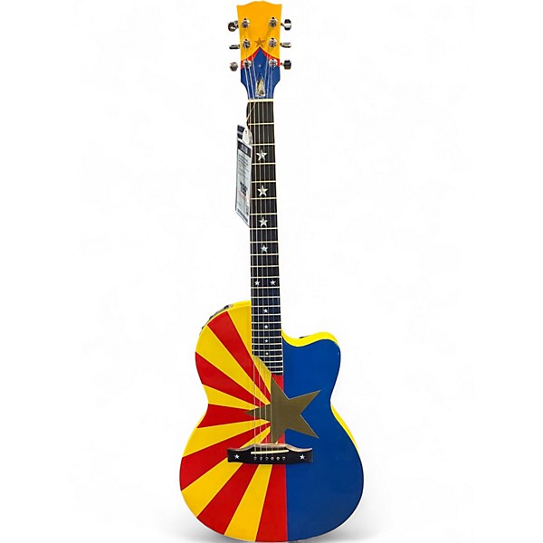 Used Gibson Chet atkins SST Arizona flag Hollow Body Electric Guitar