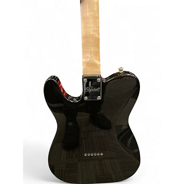 Used Squier ESQUIRE DELUXE Black Solid Body Electric Guitar