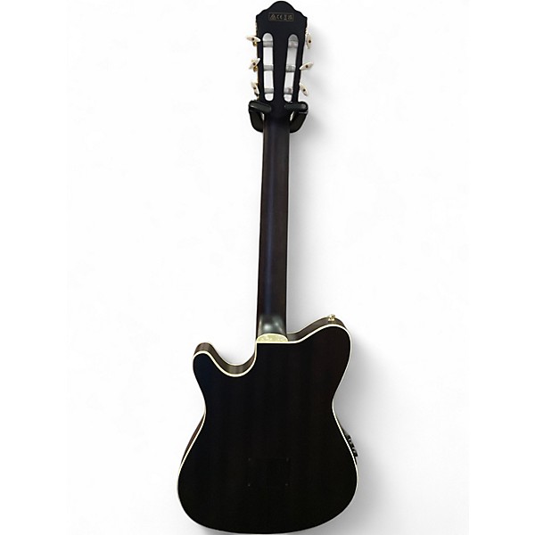 Used Ibanez TIM HENSON 1OD10 Black Classical Acoustic Electric Guitar