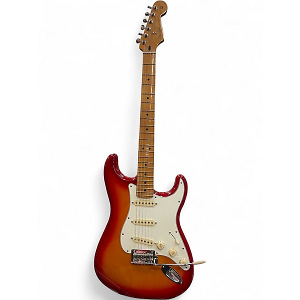 Used Fender Player II Stratocaster cherry burst Solid Body Electric Guitar
