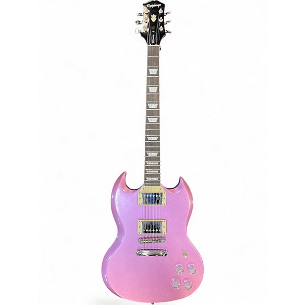 Used Epiphone SG MUSE PURPLE PASSION METALLIC Solid Body Electric Guitar