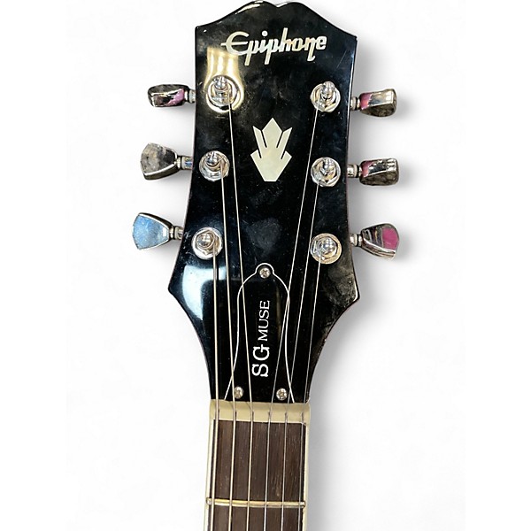 Used Epiphone SG MUSE PURPLE PASSION METALLIC Solid Body Electric Guitar
