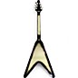 Used Epiphone FLYING V Black and Silver Solid Body Electric Guitar