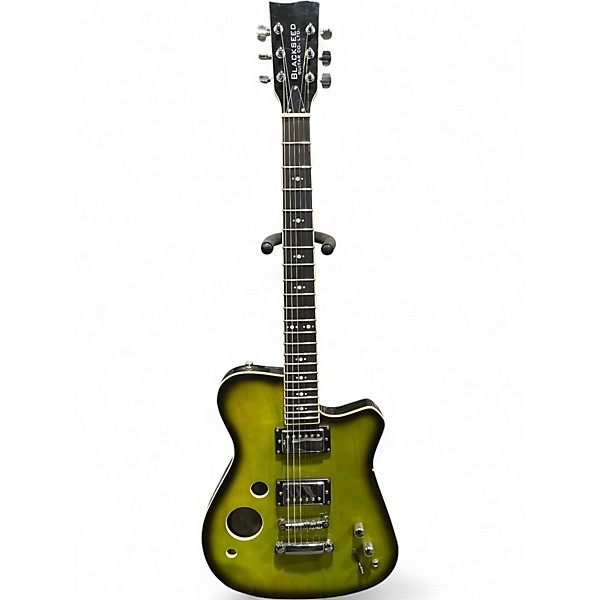 Used Blackseed Guitar MANGOLIA LIME GREEN Solid Body Electric Guitar