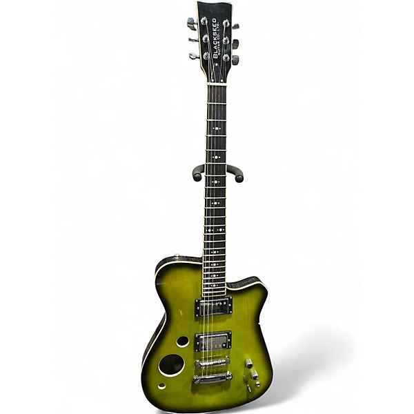 Used Blackseed Guitar MANGOLIA LIME GREEN Solid Body Electric Guitar