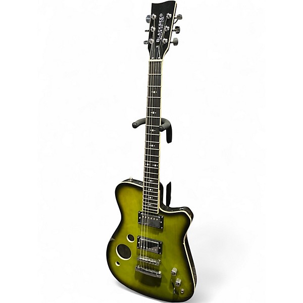 Used Blackseed Guitar MANGOLIA LIME GREEN Solid Body Electric Guitar
