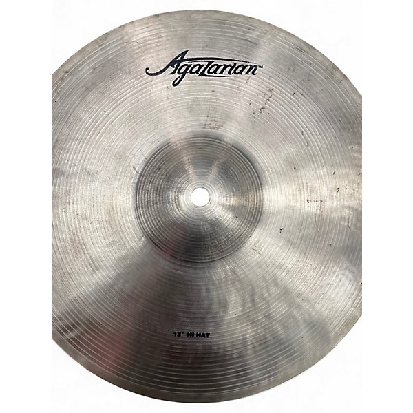 Used Agazarian 13in HIHAT TOP 13" Cymbal