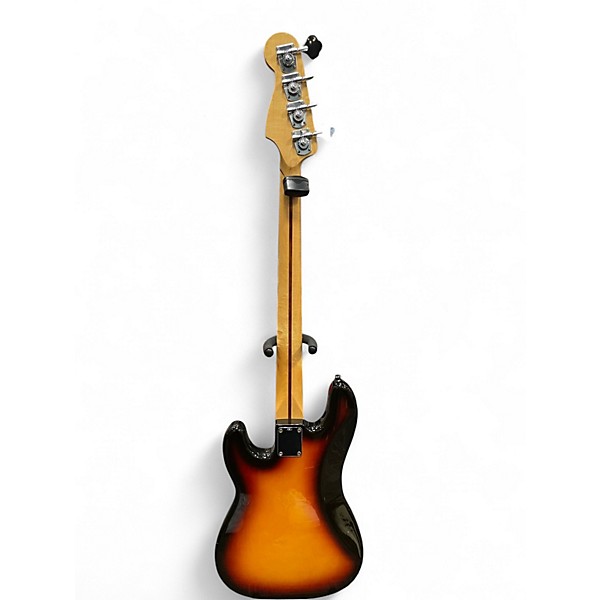 Used Fender Standard Precision Bass Brown Sunburst Electric Bass Guitar