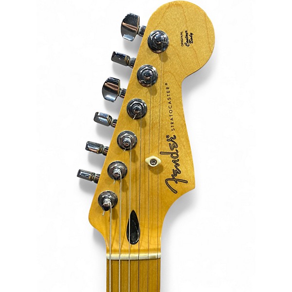 Used Fender Player Stratocaster Black Solid Body Electric Guitar
