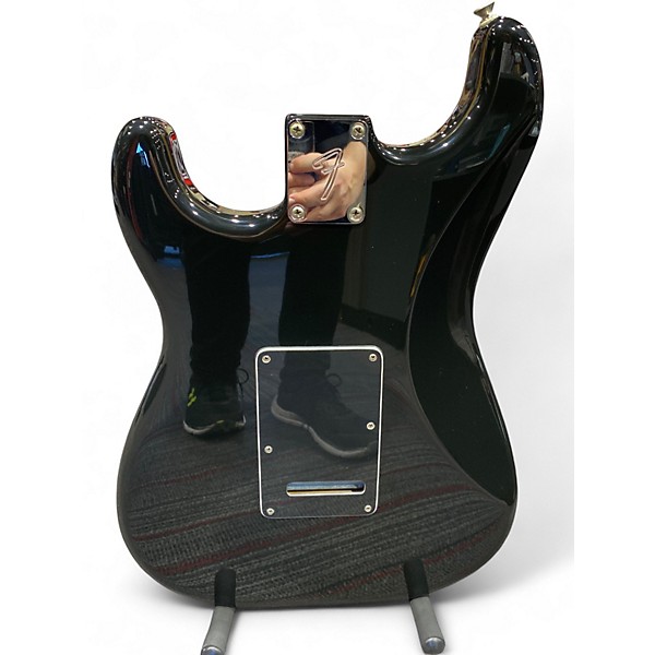 Used Fender Player Stratocaster Black Solid Body Electric Guitar