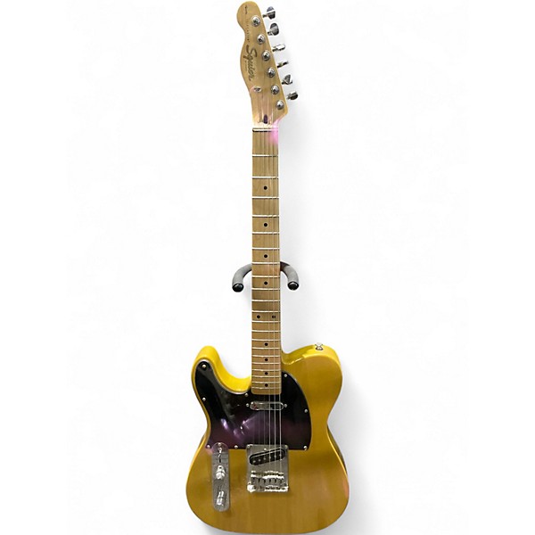 Used Squier Affinity Telecaster Left Handed Blonde Electric Guitar