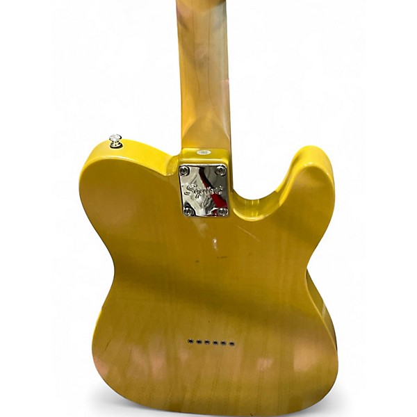 Used Squier Affinity Telecaster Left Handed Blonde Electric Guitar
