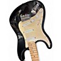 Used Fender FSR Standard Stratocaster Left Handed Black and White Electric Guitar