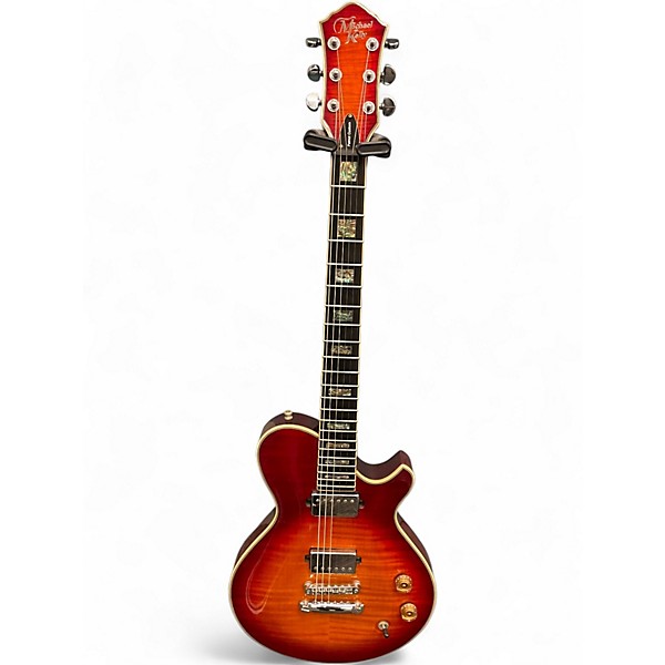 Used Michael Kelly PATRIOT CUSTOM 2 Color Sunburst Solid Body Electric Guitar