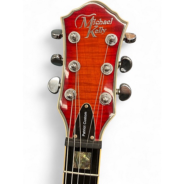 Used Michael Kelly PATRIOT CUSTOM 2 Color Sunburst Solid Body Electric Guitar