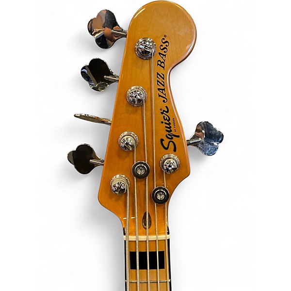 Used Squier Classic Vibe 70s Jazz Bass 5-STRING Natural Electric Bass Guitar