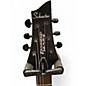 Used Schecter Guitar Research Damien 6 Black Solid Body Electric Guitar