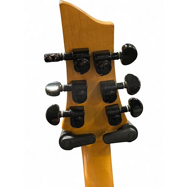 Used Schecter Guitar Research Damien 6 Black Solid Body Electric Guitar