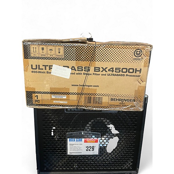 Used Behringer Ultrabass BX4500H Bass Amp Head