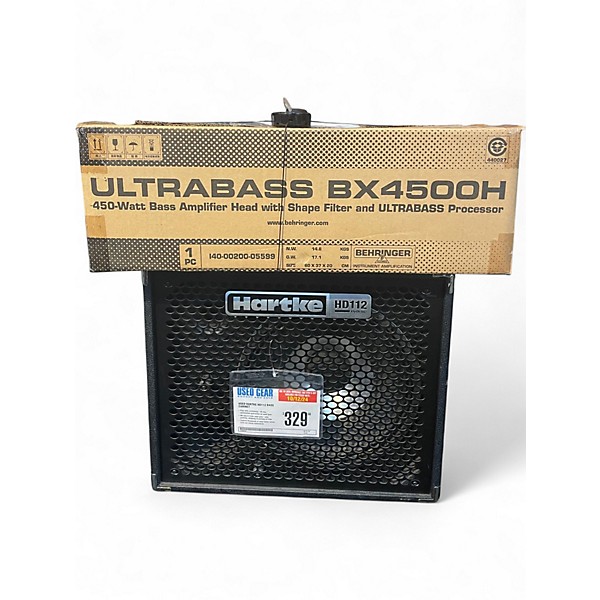 Used Behringer Ultrabass BX4500H Bass Amp Head