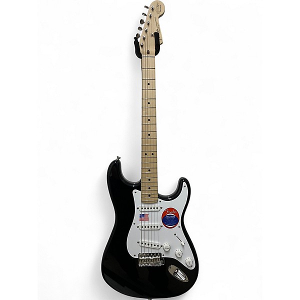 Used Fender Artist Series Eric Clapton Stratocaster Black Solid Body Electric Guitar