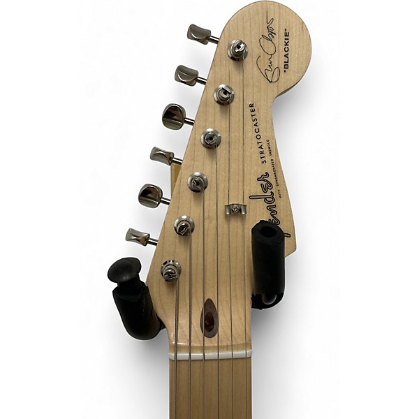 Used Fender Artist Series Eric Clapton Stratocaster Black Solid Body Electric Guitar