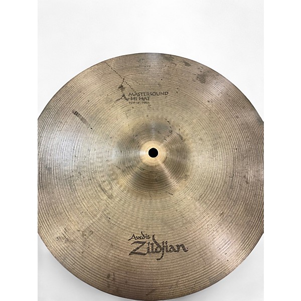 Used Zildjian 14in Mastersound Hi Hat Top Cymbal