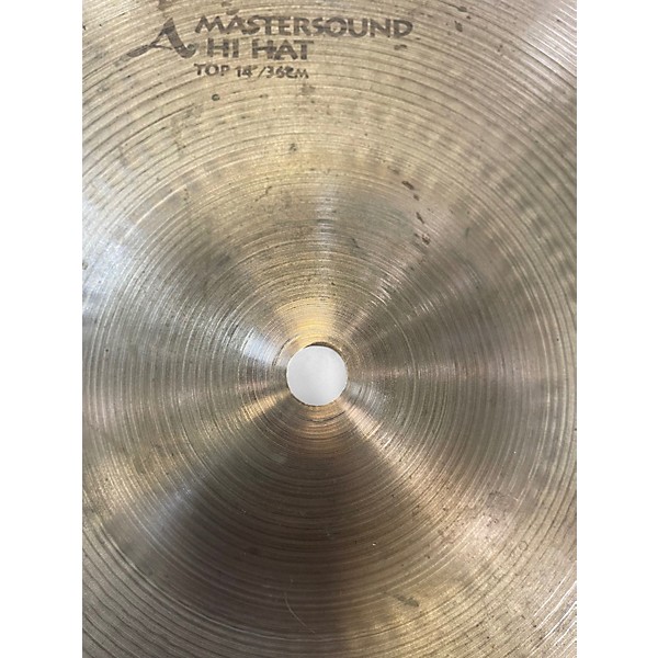 Used Zildjian 14in Mastersound Hi Hat Top Cymbal