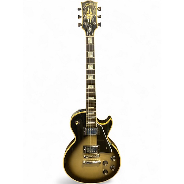 Used Gibson 1968 Les Paul Custom Reissue Silverburst Solid Body Electric Guitar